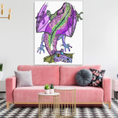 Dragon Canvas Afdruk (Insitu (Woonkamer))
