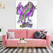 Dragon Canvas Afdruk (Insitu (Woonkamer))