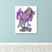 Dragon Canvas Afdruk (Insitu (Houten vloer))