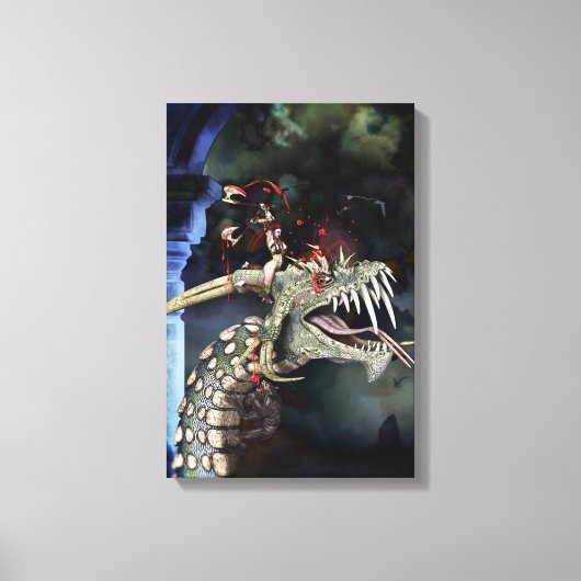 Dragon Canvas Afdruk (Voorkant)