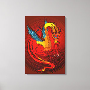 Dragon Canvas Afdruk