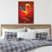 Dragon Canvas Afdruk (Insitu (Slaapkamer))