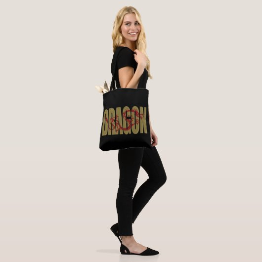 dragon canvas tas (Op model)