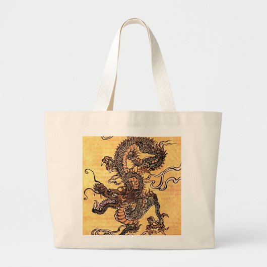  dragon Canvas tas (Voorkant)