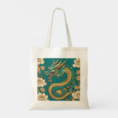Dragon Canvas tas (Achterkant)