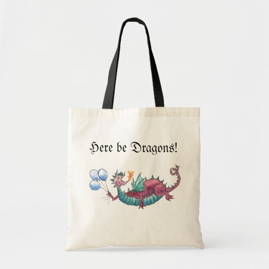 Dragon Canvas tas (Voorkant)