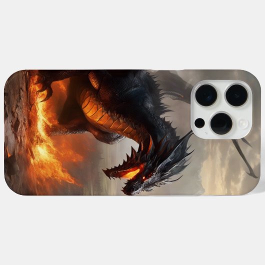Dragon Case-Mate iPhone Case (Achterkant (horizontaal))