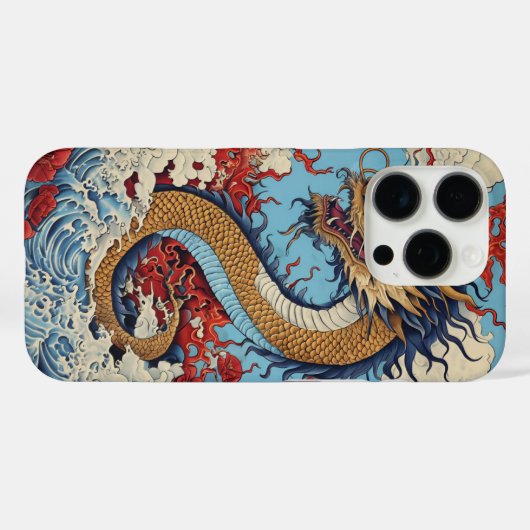 Dragon Case-Mate iPhone Case (Achterkant (horizontaal))