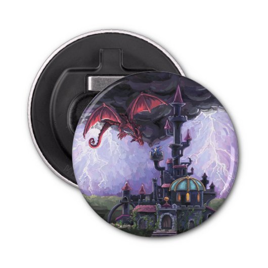 Dragon Castle Button Flesopener (Voorkant)