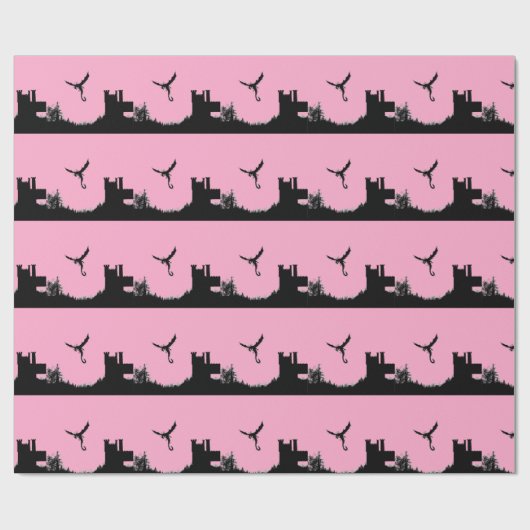 Dragon Castle Cadeaupapier (Vlak)