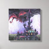 Dragon Castle Canvas Afdruk (Voorkant)