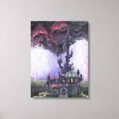 Dragon Castle Canvas Afdruk (Voorkant)