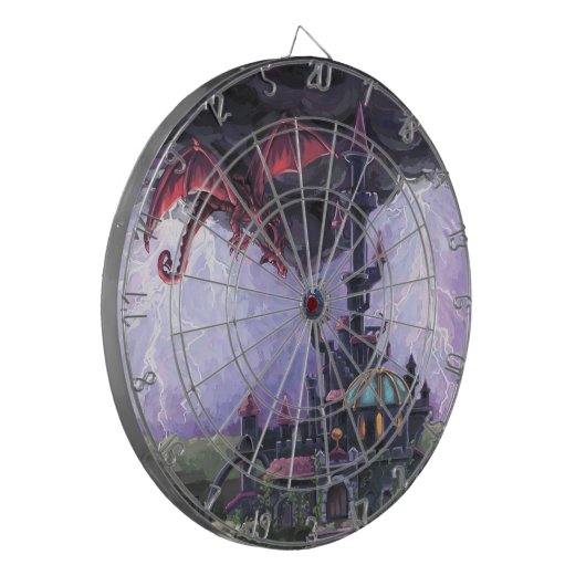 Dragon Castle Dartbord (Voorkant Links)