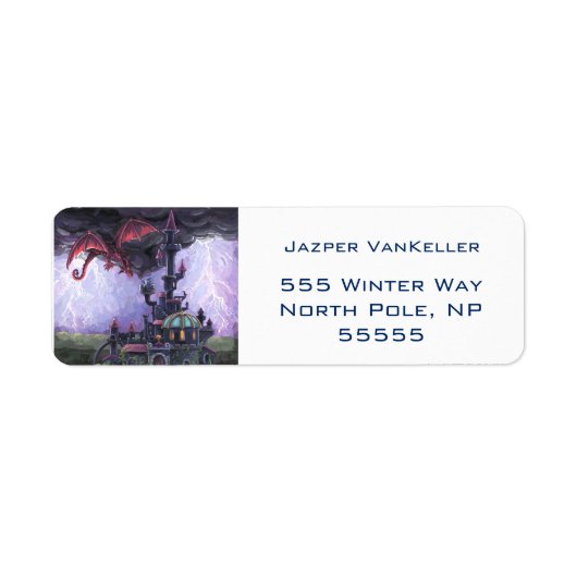 Dragon Castle Etiket (Voorkant)