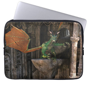 Dragon & Castle Fantasy Artwork Laptop Sleeve