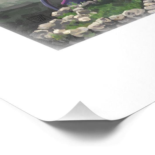 Dragon Castle Foto Afdruk (Hoek)