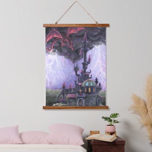Dragon Castle Hangend Wandkleed (Slaapkamer)