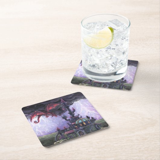 Dragon Castle Kartonnen Onderzetters (Insitu)