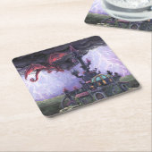 Dragon Castle Kartonnen Onderzetters (Schuin)