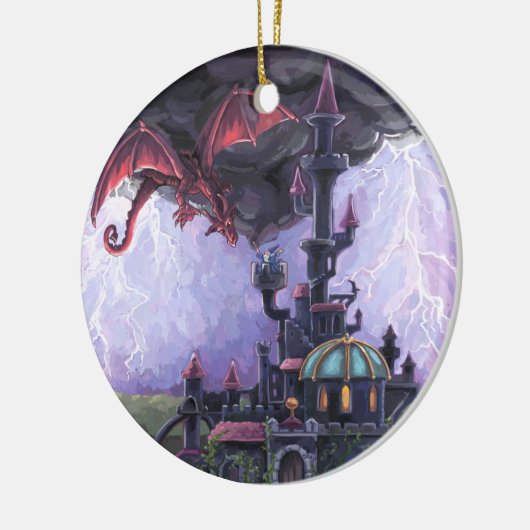 Dragon Castle Keramisch Ornament (Links)
