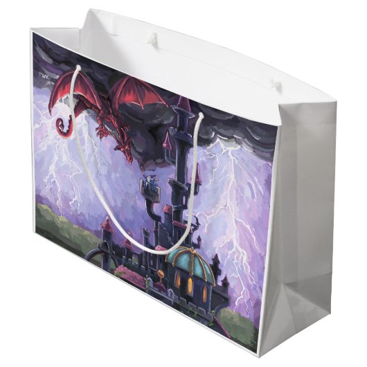 Dragon Castle Large Cadeautasje (Achterkant Gekanteld)