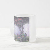 Dragon Castle Matglas Koffiemok (Voorkant links)