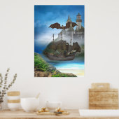 Dragon Castle Poster (Keuken)