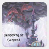 Dragon Castle Property Stickers (Voorkant)
