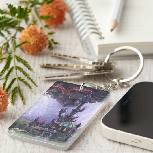 Dragon Castle Sleutelhanger (Voorkant Rechts)