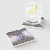 Dragon Castle Stenen Onderzetter (Zijkant)