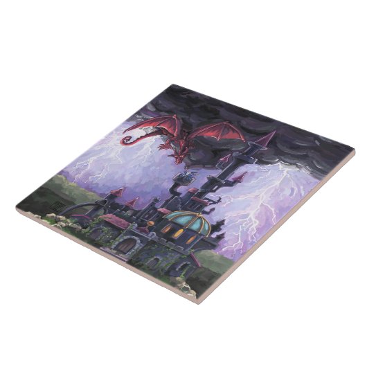 Dragon Castle Tegeltje (Zijkant)