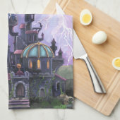 Dragon Castle Theedoek (Quarter Fold)