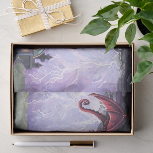 Dragon Castle Tissuepapier (Geschenk)