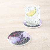 Dragon Castle Zandsteen Onderzetter (Zijkant)