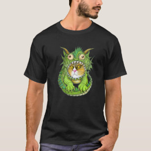 Dragon Cat Morgana door Miskel T-shirt