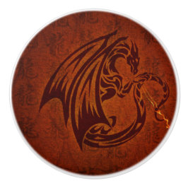 Dragon Ceramic Knob. Keramische Knop