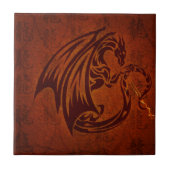 Dragon Ceramic Tile Tegeltje (Voorkant)