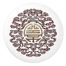 Dragon Chakra Keramische Knop