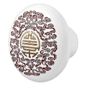 Dragon Chakra Keramische Knop (Rechts)