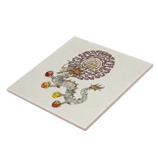 Dragon Chakra Tegeltje (Zijkant)