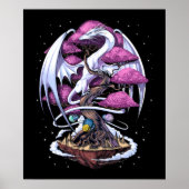 Dragon Cherry Blossom Poster (Voorkant)