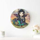 Dragon Child Cuge Big-Eye Fairy en Dragon Grote Klok (Huis)