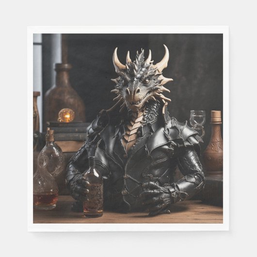 Dragon Chinees Nieuwjaar Servet (Voorkant)