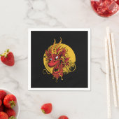 Dragon Chinese Asian Mythology Cool Gift Servet (Insitu)