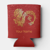 Dragon Chinese Zodiac Horoscoop sterrenbeeld Blikjeskoeler (Achterkant)