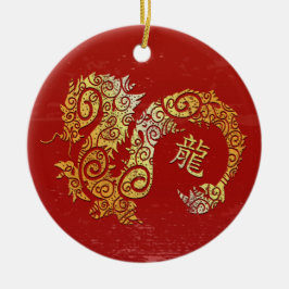 Dragon Chinese Zodiac Horoscoop sterrenbeeld Keramisch Ornament