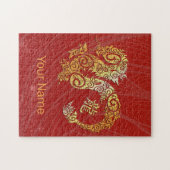 Dragon Chinese Zodiac Horoscoop sterrenbeeld Legpuzzel (Horizontaal)