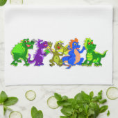 Dragon Chorus Line Theedoek (Gevouwen)