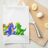 Dragon Chorus Line Theedoek (Quarter Fold)