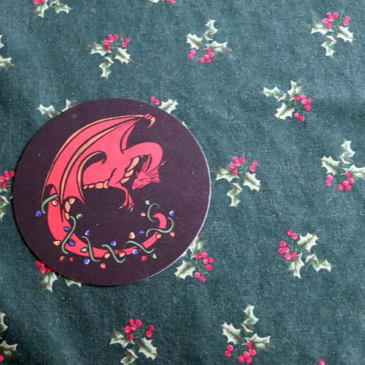 Dragon Christmas Feestdagenkaart